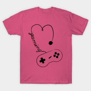 LOVE Gaming with Controller T-Shirt